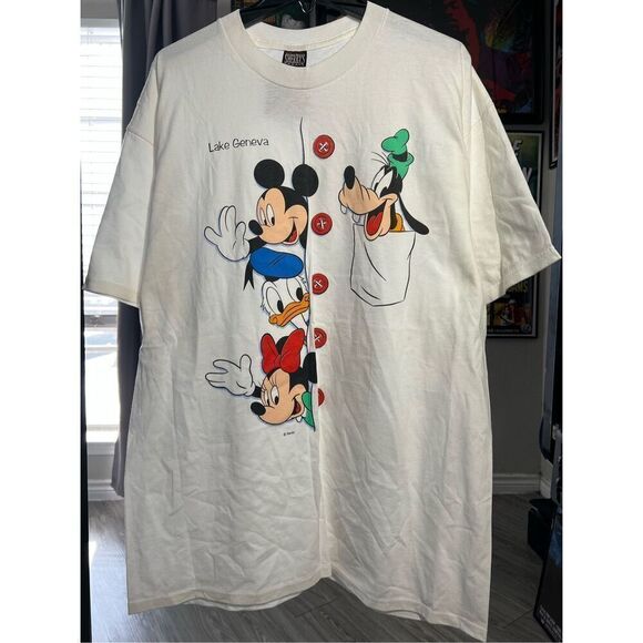 Vintage 90s Mickey Unlimited Disney NWT Tee - Picture 1 of 8